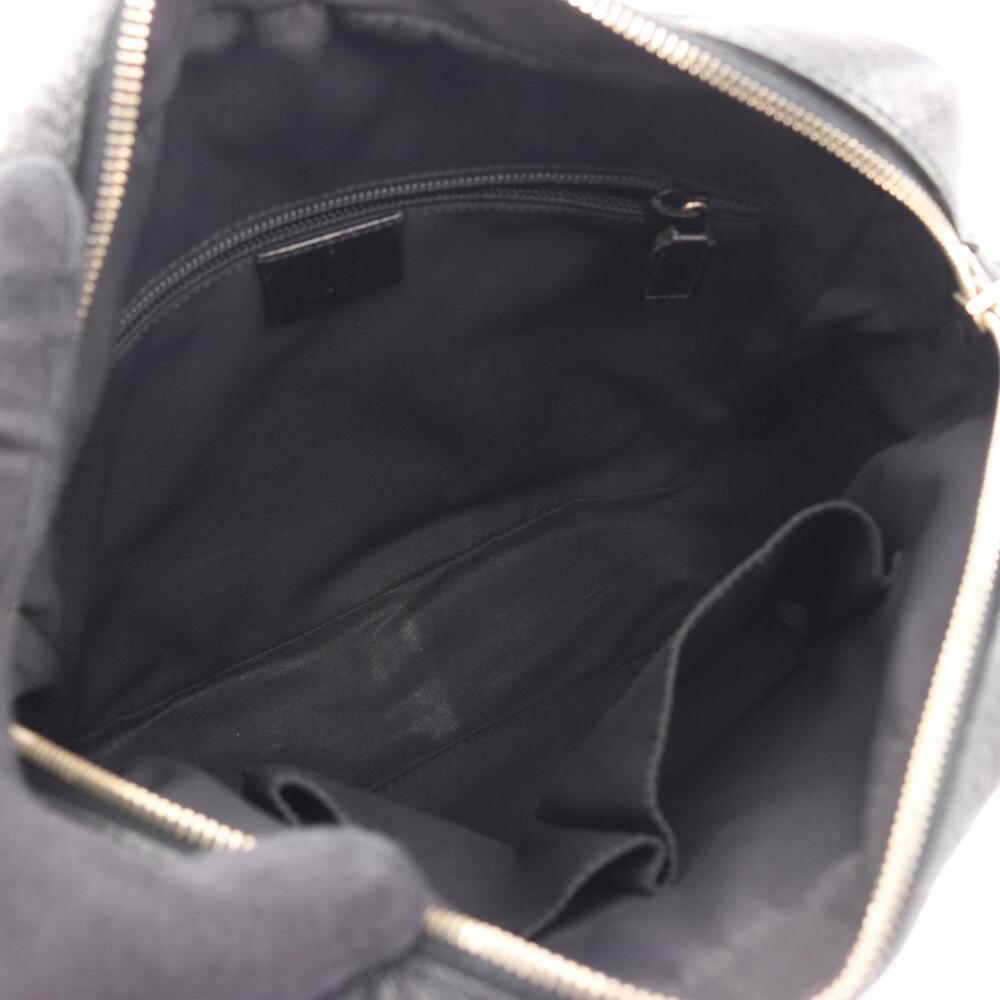 GUCCI Authentic Black Leather Shoulder Bag - Picture 3 of 9